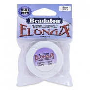 Beadalon Elonga 1.0mm elastisch rijgdraad White