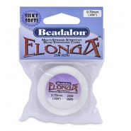 Beadalon Elonga 0.7mm elastisch rijgdraad White