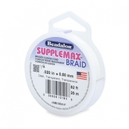 Beadalon rijgdraad Supplemax braided 0.50mm 25meter Clear
