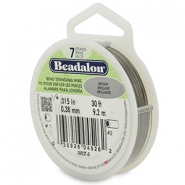 Beadalon Rijgdraad 7 draads 0.38mm Bright Stainless Steel