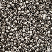 Miyuki kralen delica's 11/0 Plated nickel grey DB-21
