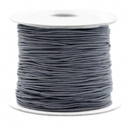 Gekleurd elastisch draad 0.8mm Cool grey