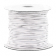 Gekleurd elastisch draad 0.8mm White