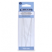 Beadalon flexibele rijgnaalden 12.7cm medium Zilver