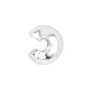 Beadalon knijpkraal verbergers 6mm Zilver