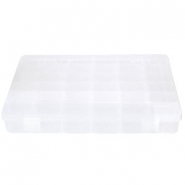 Sieraad display opbergbox 36 vaks Transparant