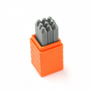 ImpressArt slagletters set leestekens 3mm Zilver