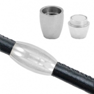 Roestvrij stalen (RVS) Stainless steel onderdelen magneetslot Ø6mm Antiek zilver