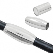 Roestvrij stalen (RVS) Stainless steel onderdelen magneetslot Ø3mm Antiek zilver