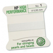 Griffin bead cord high performance Ø0.35mm White