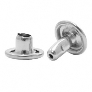 Onderdelen DQ metaal Snap Rivets Antiek zilver