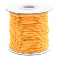 Gekleurd elastisch draad 1mm Sunflower orange