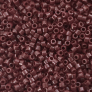 Miyuki kralen delica's 11/0 Opaque currant brown DB-1134
