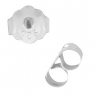 925 Zilver onderdelen oorbel stoppers Zilver