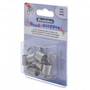 Beadalon bead stopper large 6st. Stainless steel