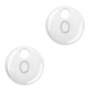 Basic Quality metalen bedels initial O Antiek zilver (nikkelvrij)