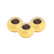 Roestvrij stalen (RVS) stainless steel kralen 2mm Goud