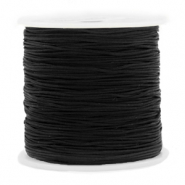 Macram&eacute; draad 0.8mm Black
