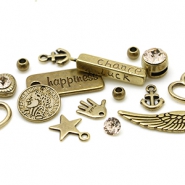 Metalen kralen en bedels DQ Metalen kralen DQ antiek brons