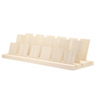 Sieraad display hout voor oorbellen Natural (natuurlijke kleur van het hout)