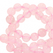 Natuursteen kralen kwarts 4mm Ice pink