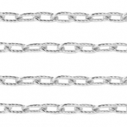 Roestvrij stalen (RVS) Stainless steel onderdelen jasseron ankerketting Zilver