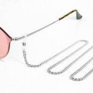 Zonnebril koorden van Roestvrij staal (RVS) Zilver