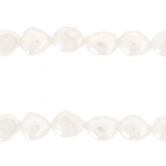 BQ Zoetwaterparels nugget ovaal 10x9mm Natural white