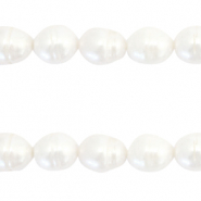 BQ Zoetwaterparels rice 12x10mm Natural white