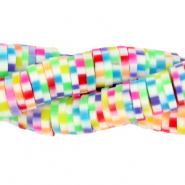 Katsuki kralen 4mm Rainbow white mix