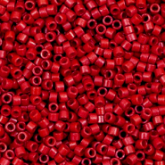 Miyuki kralen delica's 11/0 Opaque sf dyed bright red DB-791