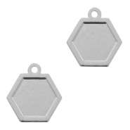 Hangers bohemian hexagon Silver