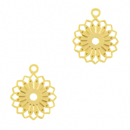 Hangers bohemian bloem Gold