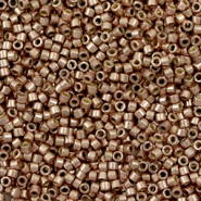 Miyuki kralen delica's 11/0 Duracoat galvanized champagne DB-2504