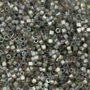 Miyuki kralen delica's 11/0 Silk inside dyed rustic gray ab DB-1872