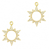 Zirkonia bedels zon Gold