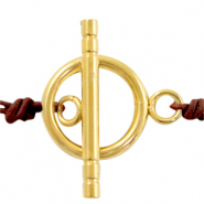 Roestvrij stalen (RVS) Stainless steel onderdelen kapittelslot Goud