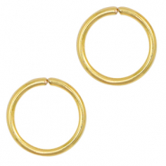 Roestvrij stalen (RVS) stainless steel onderdelen buigring 5mm Goud