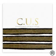 C.U.S® sieraden lint Shimmery black
