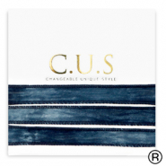 C.U.S® sieraden lint Dip dye midnight blue