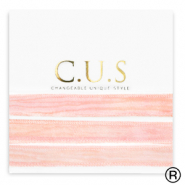 C.U.S® sieraden lint Dip dye blossom pink