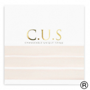 C.U.S® sieraden lint Shimmery light seashell pink