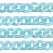 Acrylic chain 19mm Light blue