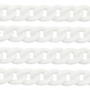 Acrylic chain 19mm White
