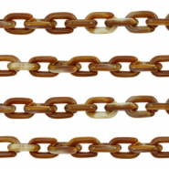 Acrylic chain 15mm Brown