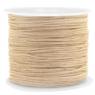 Macram&eacute; draad 0.8mm Champagne