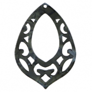 Resin hangers barok druppel Black