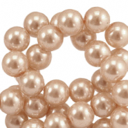 Glasparels 6mm Cream peach
