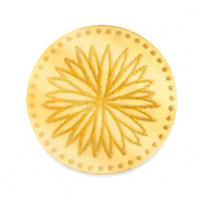 Plexx cabochons 20mm Birth flower September-Aster Gold