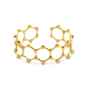 Roestvrij stalen (RVS) Stainless steel ringen Goud